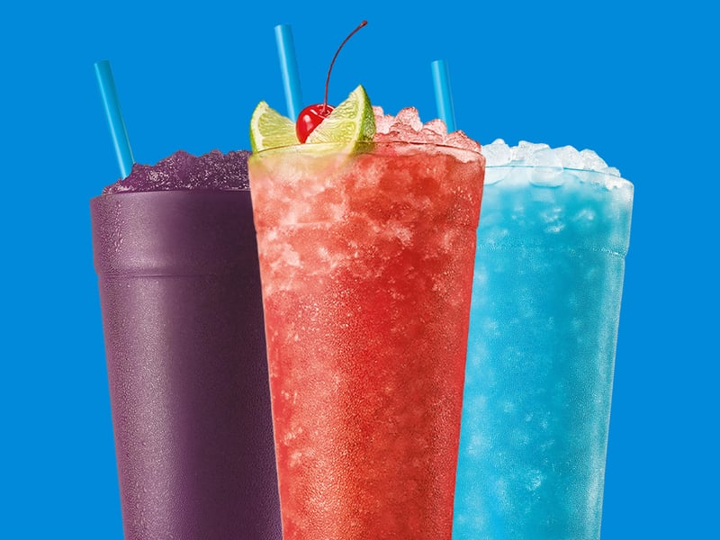 Sonic Drive-In colorful drinks and slushes
