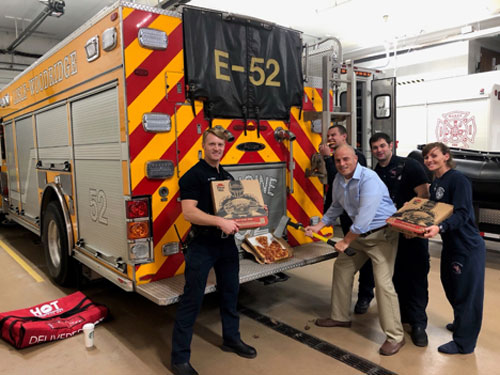 Free Pizza for local Firefighters